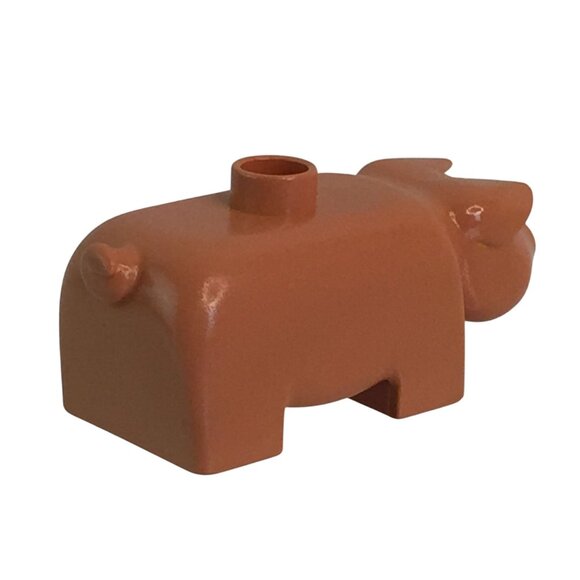 Vtg Lego Duplo Farm Animals Lot Horse Cow Sheep Chickens Scottish Terrier Dog - Picture 6 of 15